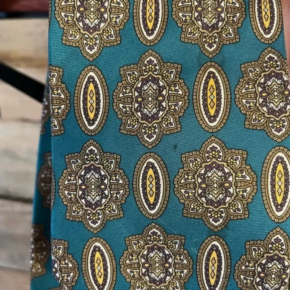 Christian‎ Dior Teal Tie - Picture 6 of 13